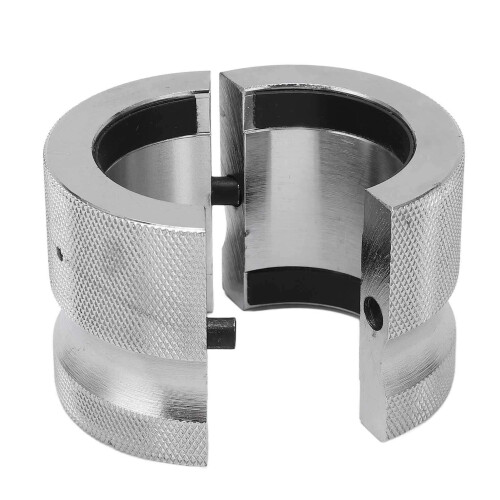 Split Design Fork Seal Driver Adjustable Fork Seal Replacement Tool for Motorcycle Maintenance Front Fork Compatibility Carbon Steel Construction 2