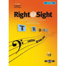 RightSight for Cello Grade 1 includes duet parts and a CD of accompani
