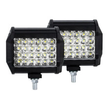 2Pcs Car 12V 24V Headlight 72W Light Bar Work Light Spotlight 4Inch LED Light Bar Fog Lamp for Truck Tractor Boat SUV