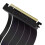 Vertical GPU Mounting Bracket with PCI-E 4.0 X16 Riser Cable Video Card Support Kit 90 Degree Right Angle White 4