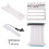 Vertical GPU Mounting Bracket with PCI-E 4.0 X16 Riser Cable Video Card Support Kit 90 Degree Right Angle White 10