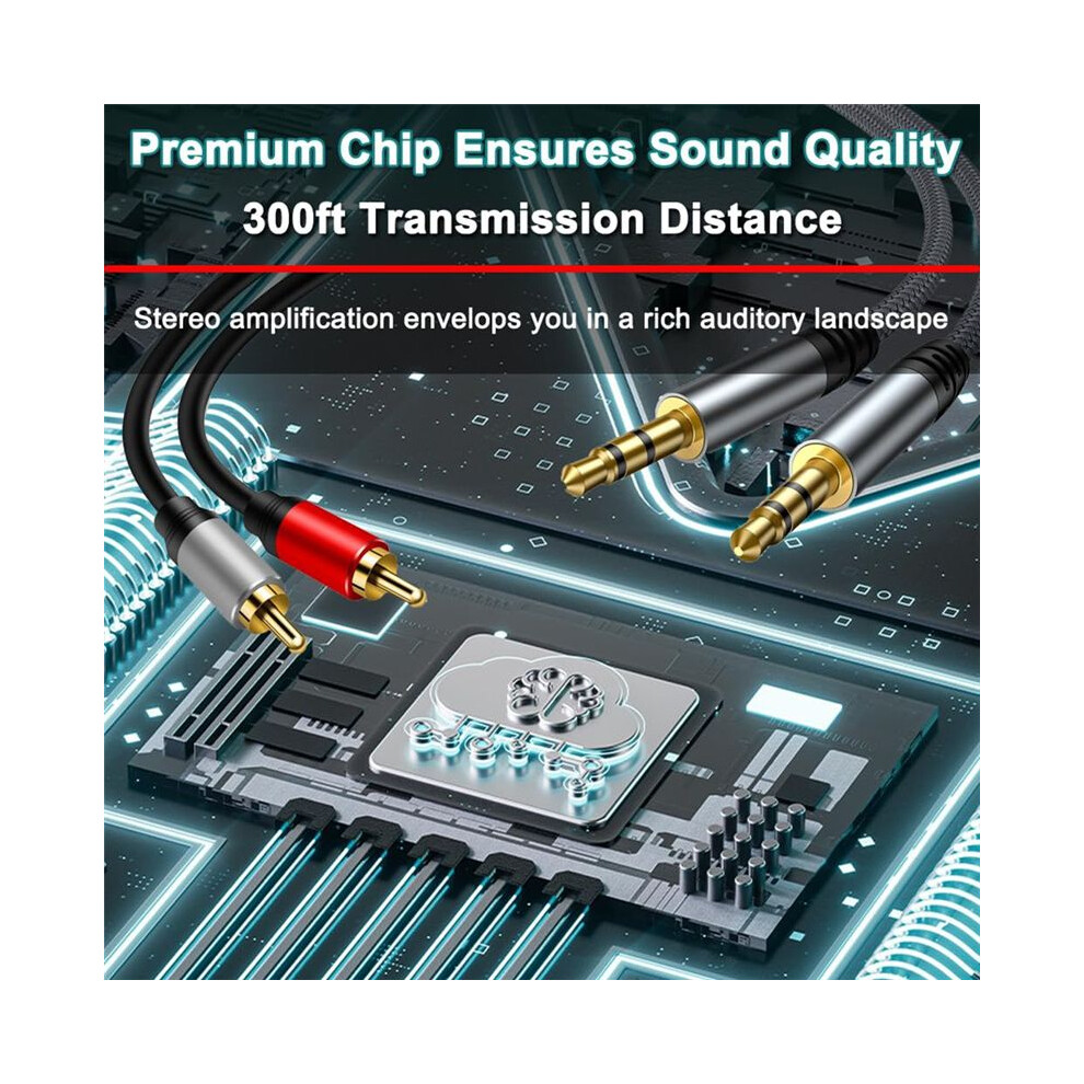 3.5Mm Aux +Rca L/R Bi-Directional Stereo Audio 4 In 1 Out A/B Analog Audio Switcher Selector 6031264497804
