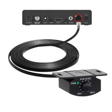 Autoversterker Volume Regelkabel met Stereo Bas Knop Dashboard Montage Gain Regulator Kabel voor Audioversterker 5m 4Pin