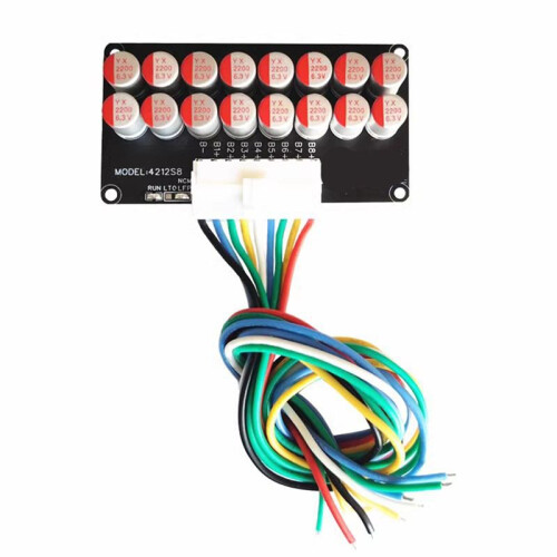 8S 3A Active Equalizer Balancer 6S 7S Lifepo4/Lipo/LTO Battery Equalization Capacitor Shell 6-8S 3A Without Shell