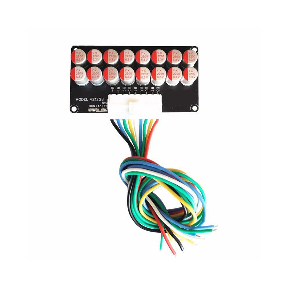 8S 3A Active Equalizer Balancer 6S 7S Lifepo4/Lipo/Lto Battery Equalization Capacitor Shell 6-8S 3A Without Shell 6031511741421