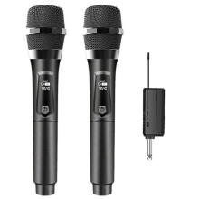 Universal U-Segment Rechargeable Wireless Microphone One-to-Two Microphone U-Segment Home K Singer Handheld Microphone
