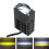 Carro Universal 1,5 Polegadas LED Farol de Neblina Grade Luz Branca e Amarela Luz Dupla 5