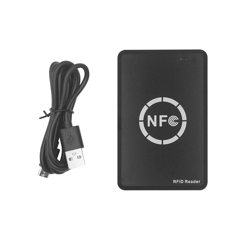 Rfid Nfc Chip Reader/Writer 125Khz 13.56Mhz Copier Rfid Duplicator Tag Copy Clone Id Ic Key Badge Copy Black 4712044140432