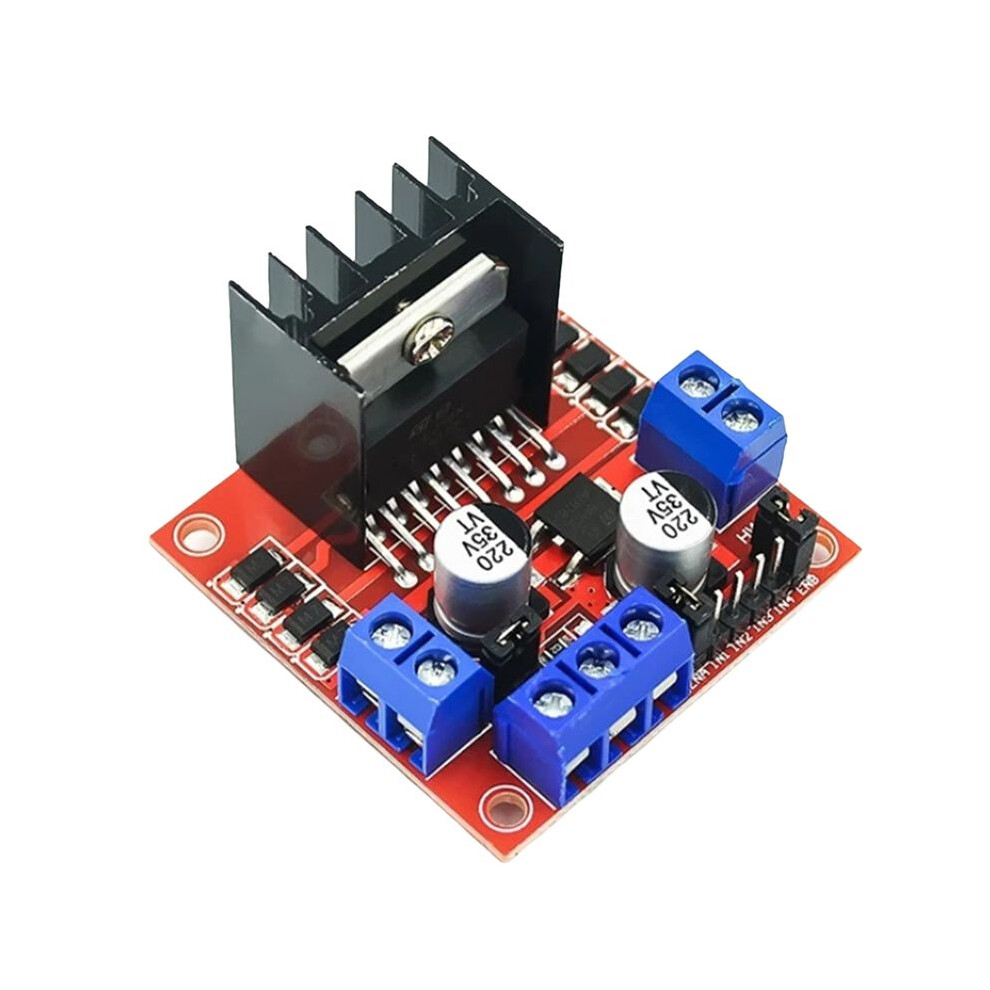 L298n Module Dual H-Bridge Stepper Motor Driver Board Module 2A/25W, Suitable For Robots And Cars 4712184126587