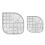 Non Slip Curved Corner Cutter Ruler DIY Crafts Patchworks Sewing Template Quilting Accessories Multifunctional Ruler 1