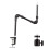 1/4 ST-01 Bracket Flexible Foldable Desk Mount Stand Ballhead Adapter for Fill Light LED Ring Light Camera Smartphone 1