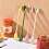 Silicone Scraper Set Double Scraper Jam Cream Deep Bottle Extended Spatula Jam Spoon Spatula Cake Scraper 6