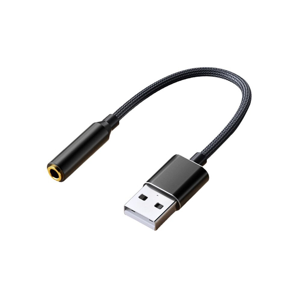 Usb To 3.5Mm Jack Audio Adapter Usb To Audio Jack Adapter Headset Usb A To 3.5Mm Female External Stereo Sound Card A 4711672638830