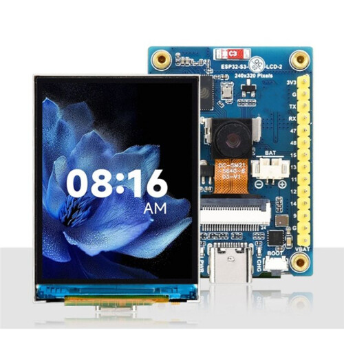 2Inch ESP32-S3 IPS Capacitive Touchscreen Development Board 240x320 LCD Display 262k Color Support WiFi & B 2