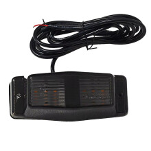 Smoked Amber Front Grill Light LED Lamp for Truck Lorry Front Double Burner Indicator Light