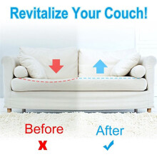 Couch Cushion Support for Sagging , 3pcs Sofa Furniture Cushion Sagging Repair, Foam Sofa Cushion Support Black