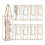 12 Pack Transparent Plastic Gift Box, Clear Plastic Favor Box, Rectangle Candy Box with Golden Borders 2