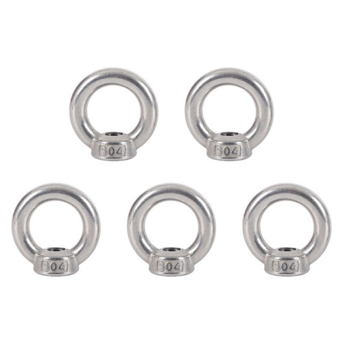 M6 Eye Mutter Rostfritt Stål Marine Lifting Eye Mutter Ring Mutter Eyelet för Kabellyft
