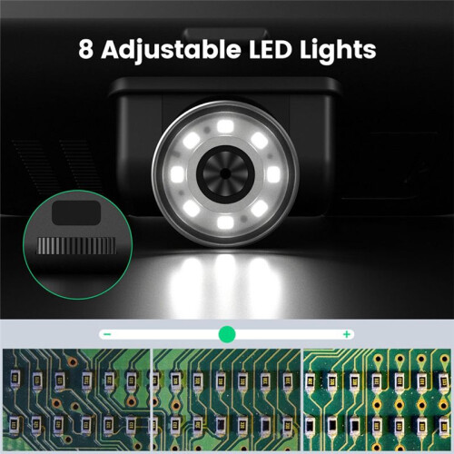 AD210 Digital Microscope 10.1 Inch Adjustable LCD for Electronics Microscope Tool PCB/SMD 1080P Soldering Microscopio 2