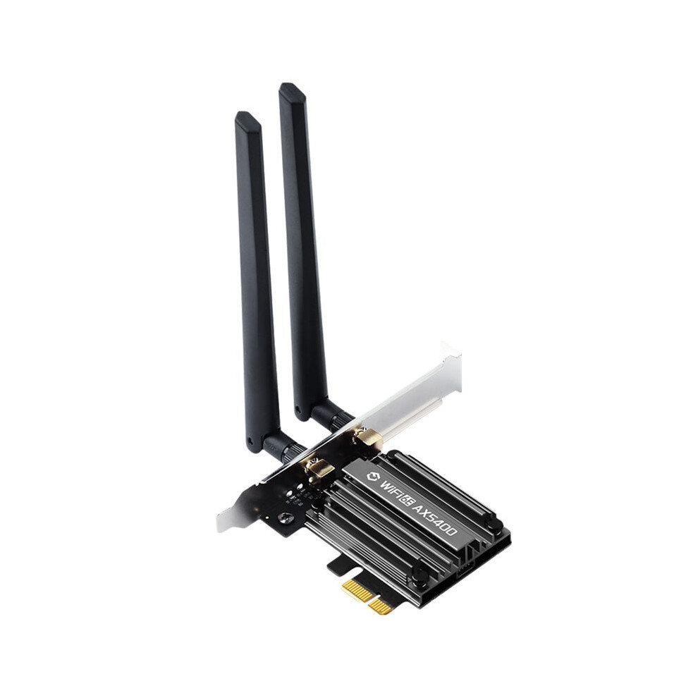 Wifi 6E Ax5400 Pcie Adapter 5.3 Triple Band 2.4G/5G 802.11Ax Netwotk Wireless Receiver Mu-Mimo For Win10/11 4713945932133