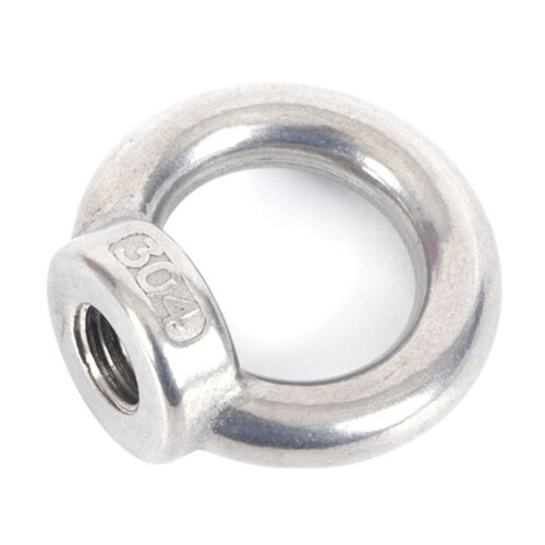 M6 Eye Mutter Rostfritt Stål Marine Lifting Eye Mutter Ring Mutter Eyelet för Kabellyft 2