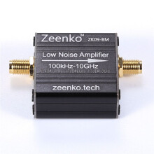 ZEENKO ZK09-BM Wzmacniacz Niskoszumowy 100k-10GHz Wysoki Zysk LNA Moduł Przedwzmacniacza Mocy RF Zasilacz USB