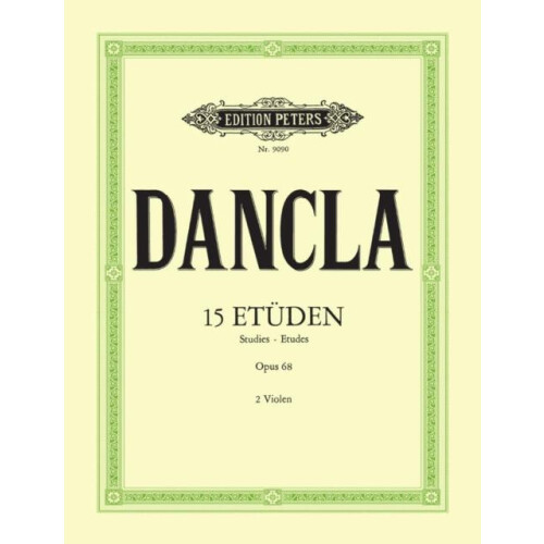 15 Studies Op. 68 for 2 Violas Other Book