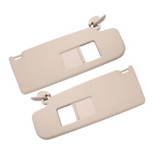 1Pair Car Sun Visor with A Make- Mirror for Octavia 2007-2014 1ZD857551/552 5JD857551/552 Beige