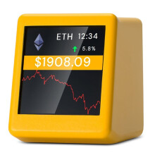 New 2.4G WiFi Crypto Tracker Crypto Price Displayer 300 Major Cryptocurrencies Can Be Switched Freely for NerdMiner C