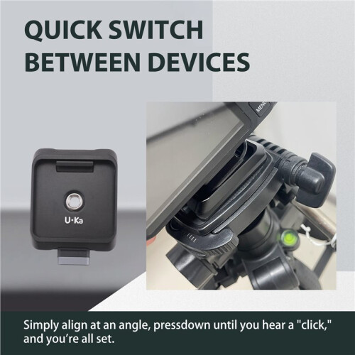 Ulanzi UKA Quick-Release Plate Compatible with Uka & F38 Plates for Camera Tripod Quick Release System UKA03 Base 2