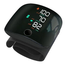 Monitor Della Pressione Sanguigna da Polso Digitale con Schermo LCD Touch, Monitoraggio Automatico Della Frequenza Cardiaca e Della Pressione