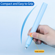 Tenwin Rechargeable Electric Eraser with 20 Refills, 2 AA Batteries, 3 Colors