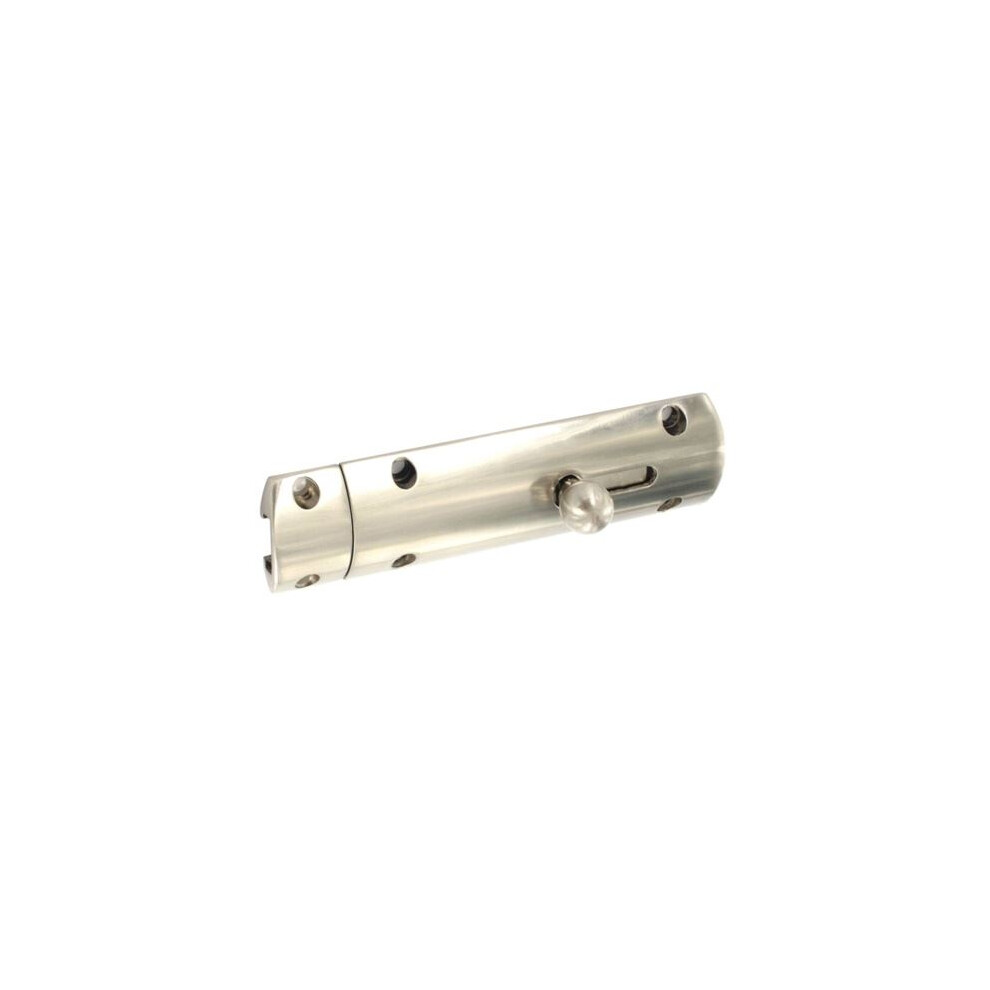 Securit - Brushed Nickel Door Bolt - 100Mm 5019923134322
