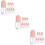 24Pièces Tubes Gloss À Rose Pour Rechargeable Voyage 9