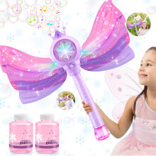 Britik Toys for 3-8 Year Old Girls: Bubble Wand for Kids Light & Music Bubble Machine Birthday Gifts for 3 4 5 6 7 8 9 10 Year Old Boys Girl Toy Pres