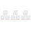 36Pièces Stylo Point Blanc Bois Ramasse Strass Manucure DIY 11