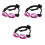 3Pièces Lunettes Animaux Rose Avec Sangles Réglables Uv 3