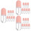 24Pièces Tubes Gloss À Rose Pour Rechargeable Voyage 6