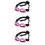 3Pièces Lunettes Animaux Rose Avec Sangles Réglables Uv 8