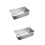 2Pcs Stainless Steel Butter Dish Silver Ergonomic Smooth Texture 7