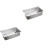 2Pcs Stainless Steel Butter Dish Silver Ergonomic Smooth Texture 3