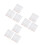 36Pièces Stylo Point Blanc Bois Ramasse Strass Manucure DIY 10