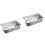 2Pcs Stainless Steel Butter Dish Silver Ergonomic Smooth Texture 4