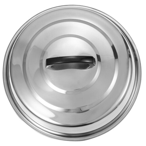 2Pcs Portable Stainless Steel Pot Covers Multi-Use Pan Lids