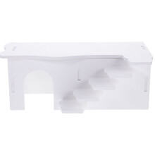 5Pcs Durable White Hamster Ladder House Small Pet Rest and Play