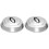 2Pcs Portable Stainless Steel Pot Covers Multi-Use Pan Lids 6