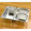 2Pcs Stainless Steel Butter Dish Silver Ergonomic Smooth Texture 10