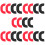 20Pcs Assorted Silicone Pan Handle Sleeves Heat Resistant Pot Holders 8