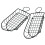 6Pcs Restaurant-Grade Black Iron Fruit and Fry Baskets Storage 3