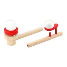 4Pcs Suspension Floating Ball Toy Red Blow and Balance Educational Fun